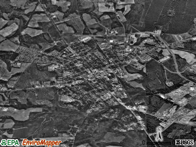 Waynesboro satellite photo by USGS
