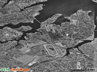 Oceanport satellite photo by USGS