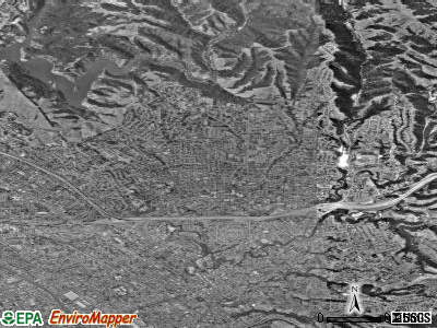 Castro Valley satellite photo by USGS