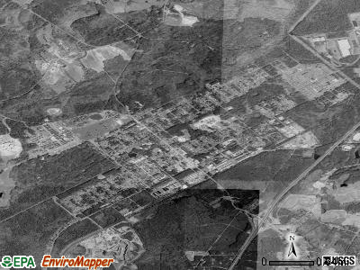 Butner satellite photo by USGS