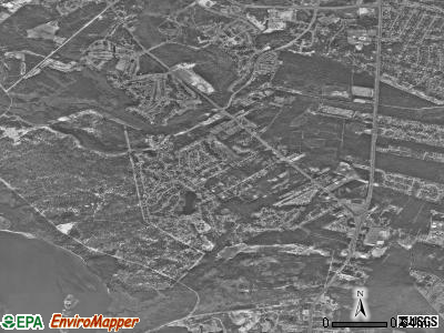 Silver Lake satellite photo by USGS