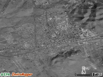 Alpine satellite photo by USGS