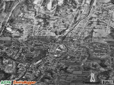 Adams satellite photo by USGS