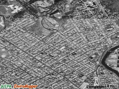 Prospect Park satellite photo by USGS
