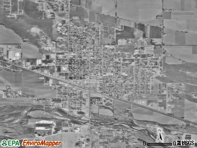 Torrington satellite photo by USGS