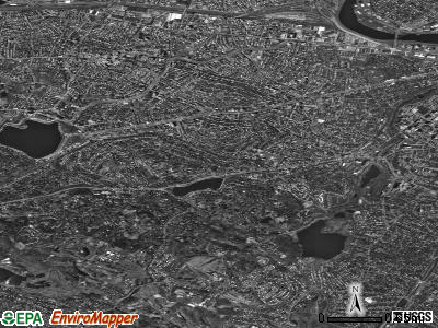 Brookline satellite photo by USGS