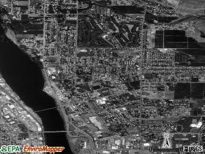 East Wenatchee satellite photo by USGS