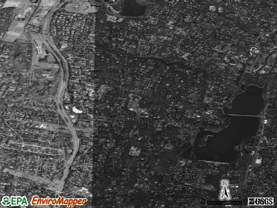 Woodcliff Lake satellite photo by USGS