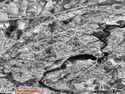 Huntley satellite photo by USGS