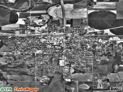Concordia satellite photo by USGS