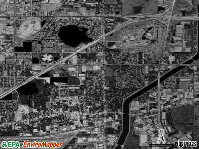 East Lake-Orient Park satellite photo by USGS