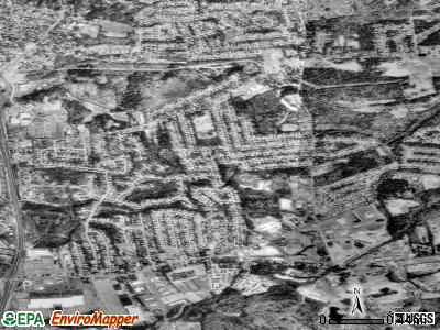 Sherwood Manor satellite photo by USGS