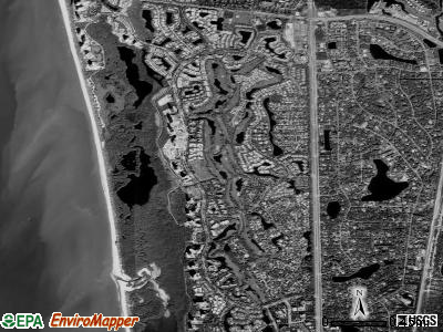 Pelican Bay satellite photo by USGS