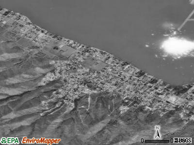 Lakeland Village satellite photo by USGS