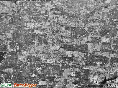 White Oak satellite photo by USGS