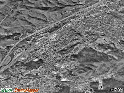 Erwin satellite photo by USGS