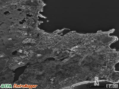 Rockport satellite photo by USGS