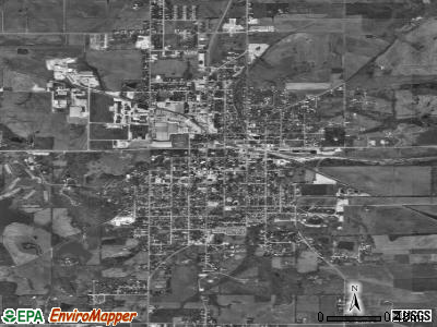 Huntingburg satellite photo by USGS