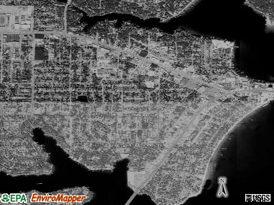 Ocean City satellite photo by USGS