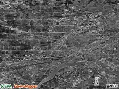 Toledo satellite photo by USGS