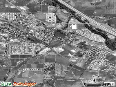 Talent satellite photo by USGS