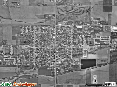 Wayne satellite photo by USGS