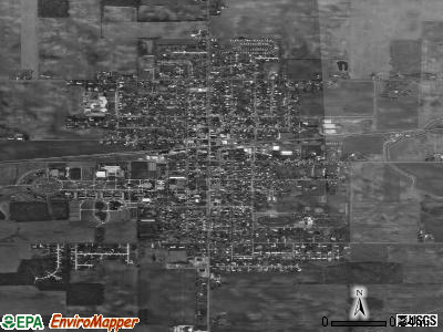 Ada satellite photo by USGS
