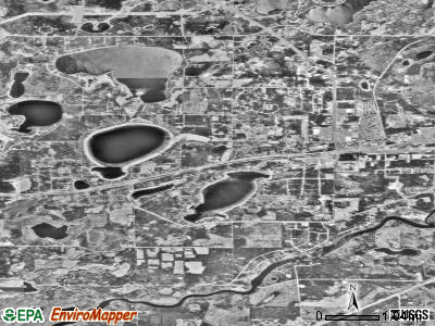 Baxter satellite photo by USGS