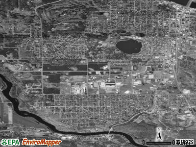 Kingsford satellite photo by USGS