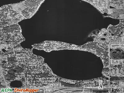 Belle Isle satellite photo by USGS