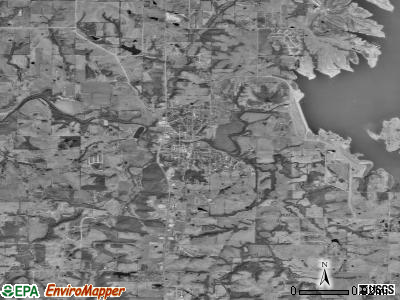 Smithville satellite photo by USGS