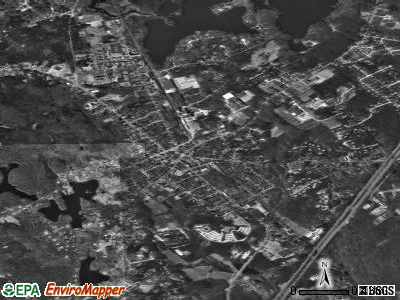 Foxborough satellite photo by USGS