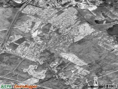Triangle satellite photo by USGS