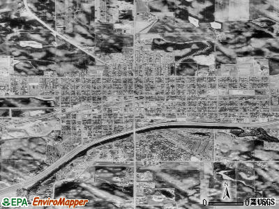 Glencoe satellite photo by USGS