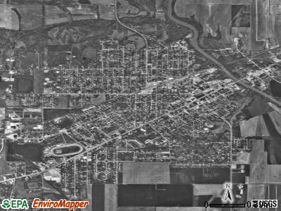 Carmi satellite photo by USGS