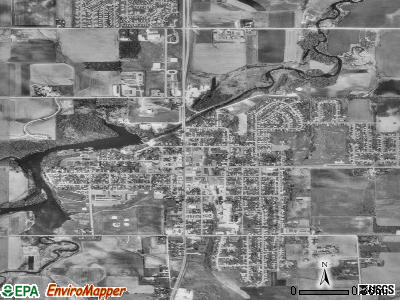 Stewartville satellite photo by USGS