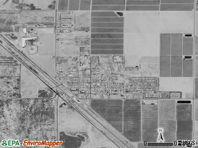 Mecca satellite photo by USGS