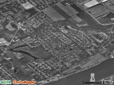 Oak Park satellite photo by USGS
