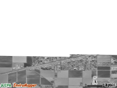 Powell satellite photo by USGS
