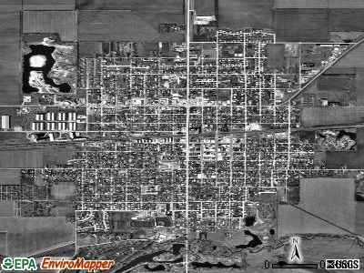 Schuyler satellite photo by USGS