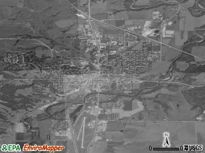 Cherokee satellite photo by USGS