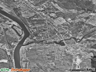 Suncook satellite photo by USGS