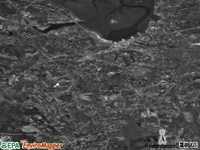 Hingham satellite photo by USGS