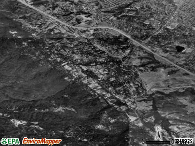 Woodside satellite photo by USGS