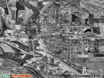 Montevideo satellite photo by USGS