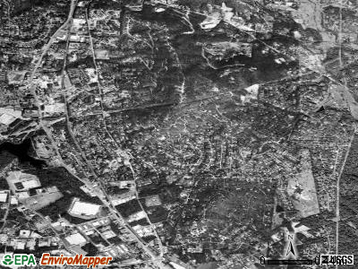 Royal Pines satellite photo by USGS