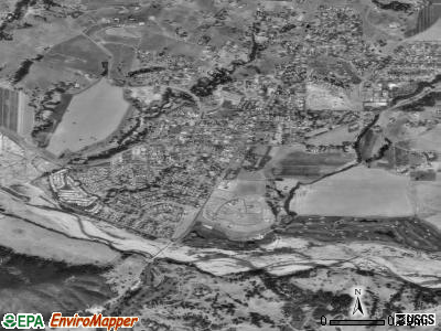 Solvang satellite photo by USGS