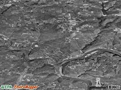 Sugarcreek satellite photo by USGS