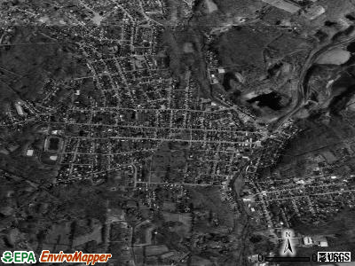 Bangor satellite photo by USGS