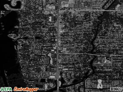 South Sarasota satellite photo by USGS